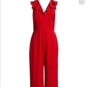 Wayf Red Jumpsuit